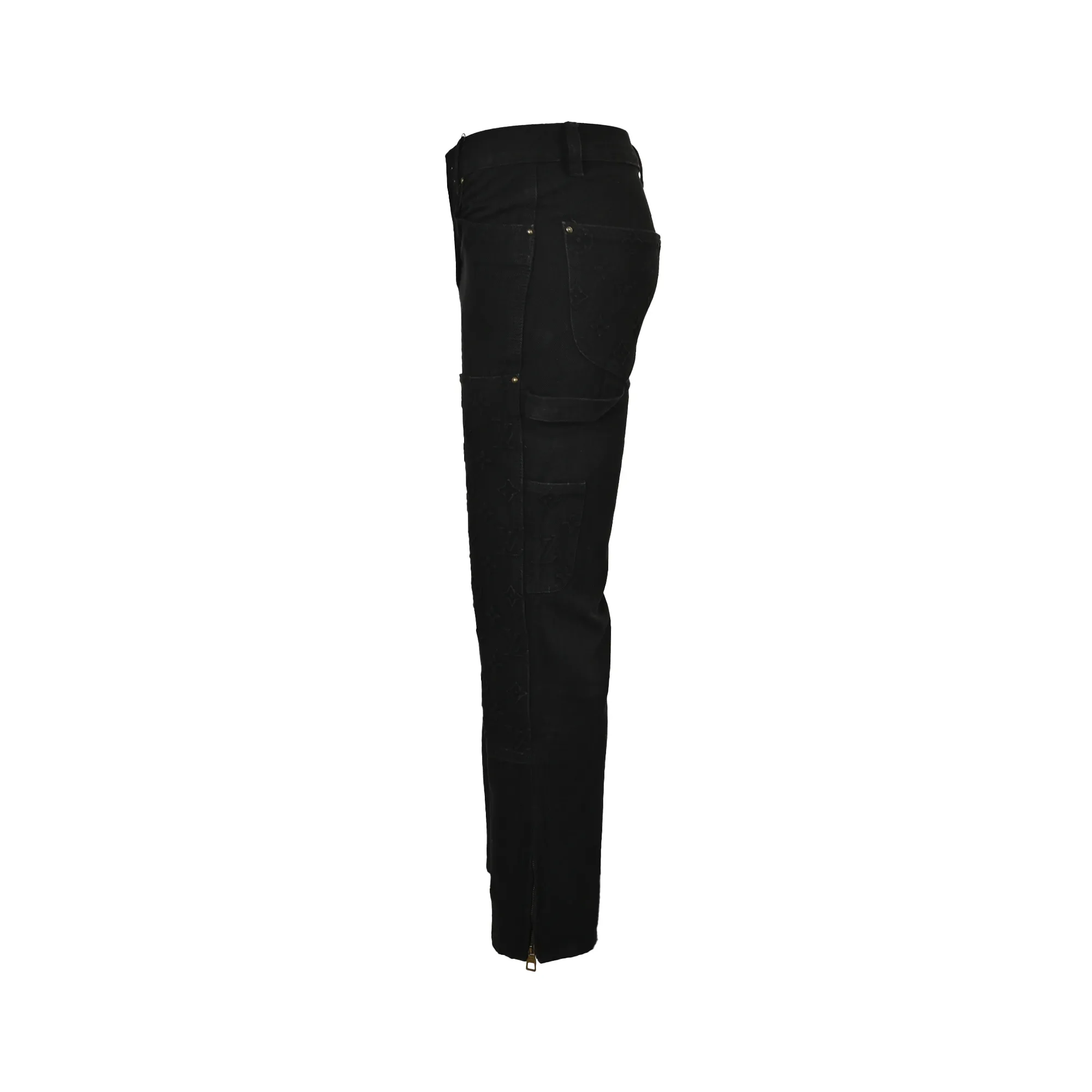 Louis Vuitton/Louis Vuitton embossed embossed presbyopic work jeans